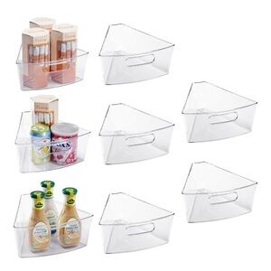 Oubonun Lazy Susan Organizers Set of 8, 11.6’’ x 10.2’’ x 4.1’'